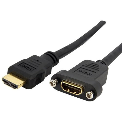 3 ft HDMI Cable for Panel Mount - F/M 3 ft HDMI Cable for Panel Mount - F/M